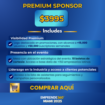 Emprende 360 Miami Premium  Sponsor