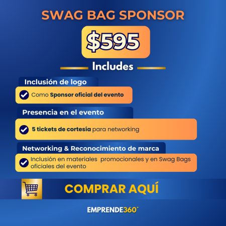 Emprende 360 Miami SWAG BAG Sponsor