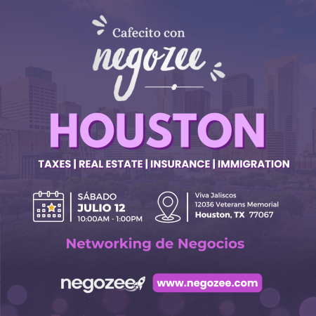 Mesa de Exhibición "Cafecito con Negozee Houston"