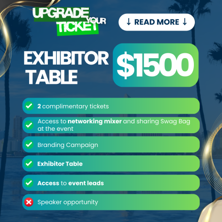 UPGRADE EXHIBITOR TABLE