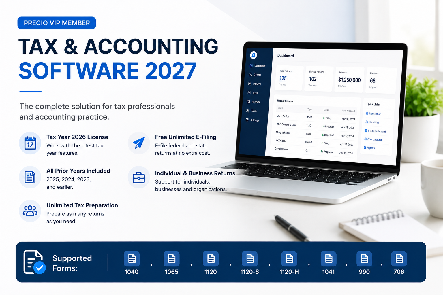 Drake Tax Software 2027 + Accounting (Precio VIP Member) $1,995 USD